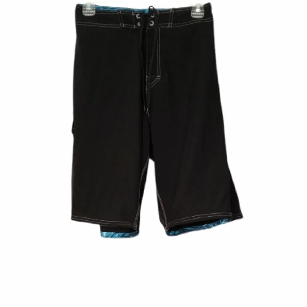 Burnside men's size 38 black swim trunk